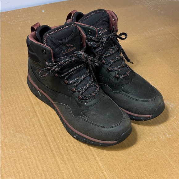 L.L. Bean Snowfield Insulated Mid Boots Size 9 Hiking Camping Gorp Outdoors - Picture 2 of 8